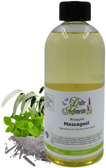 Flasche Massageöl 500ml Coolnight