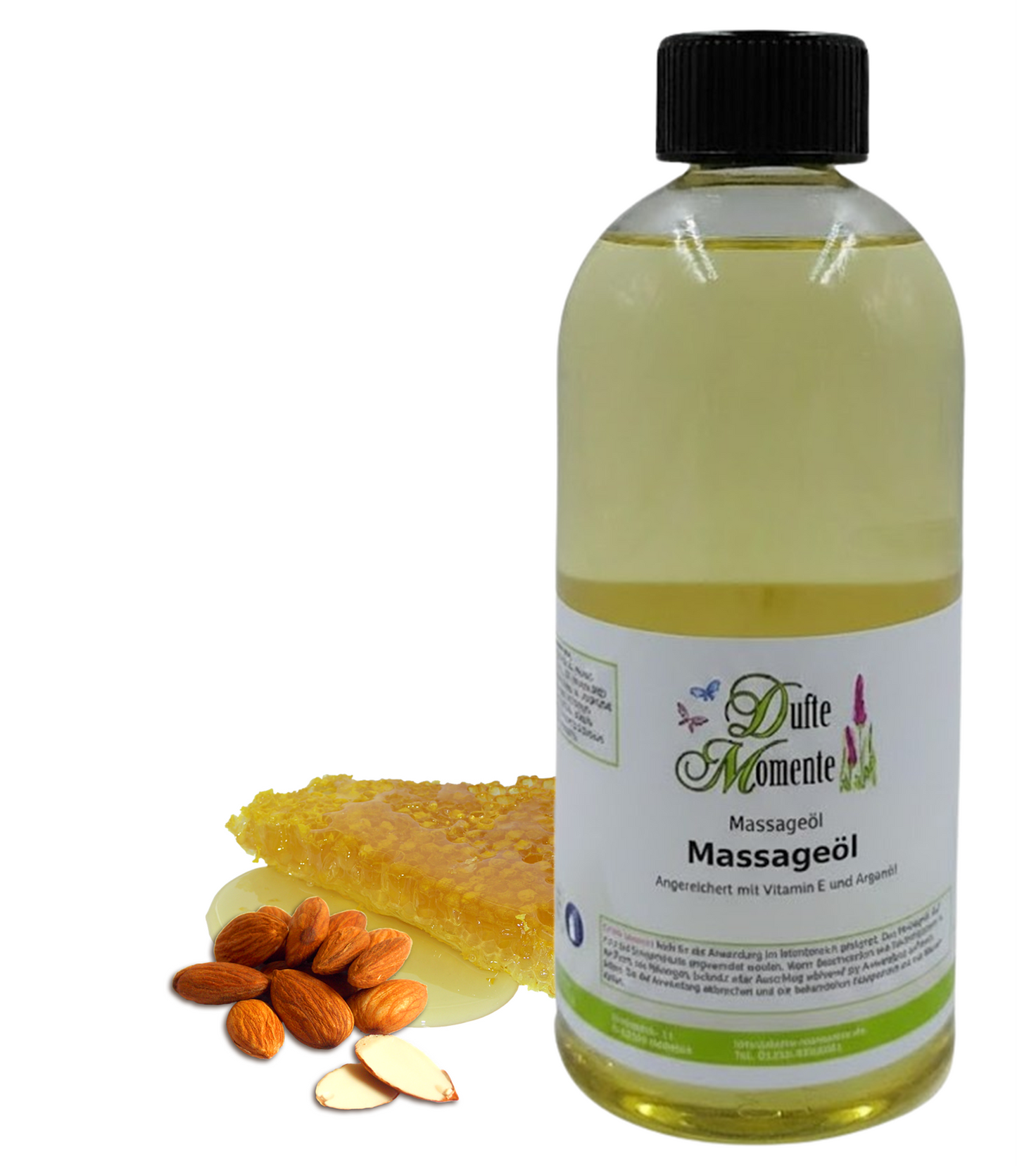Massageöl 500ml Flasche Honig-Mandel