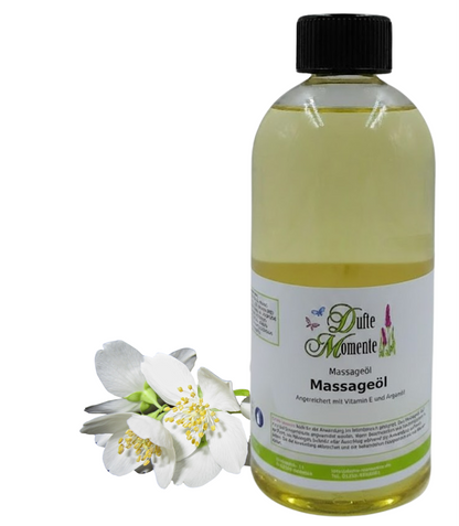 Massageöl 500ml Flasche Jasmin
