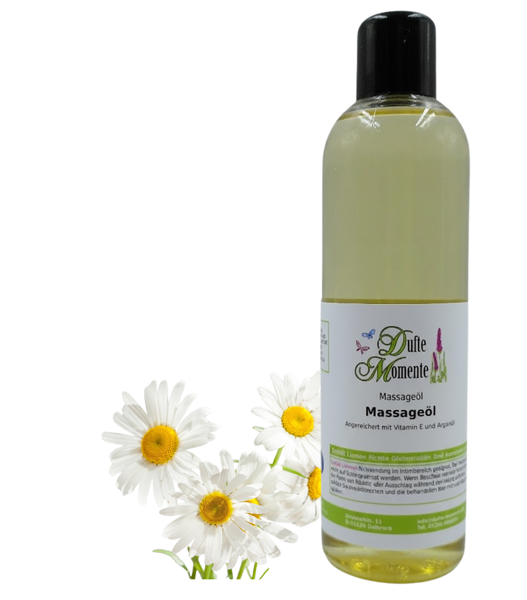 Massageöl 250ml Flasche Kamille