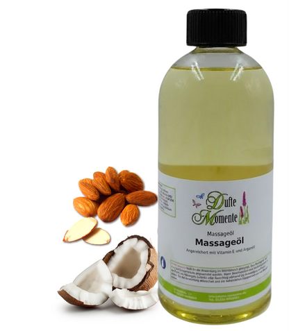 Massageöl 500ml Flasche Kokos-Mandel