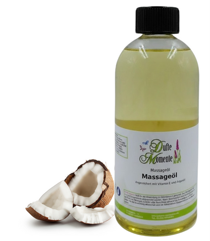 Massageöl 500ml Flasche Kokos