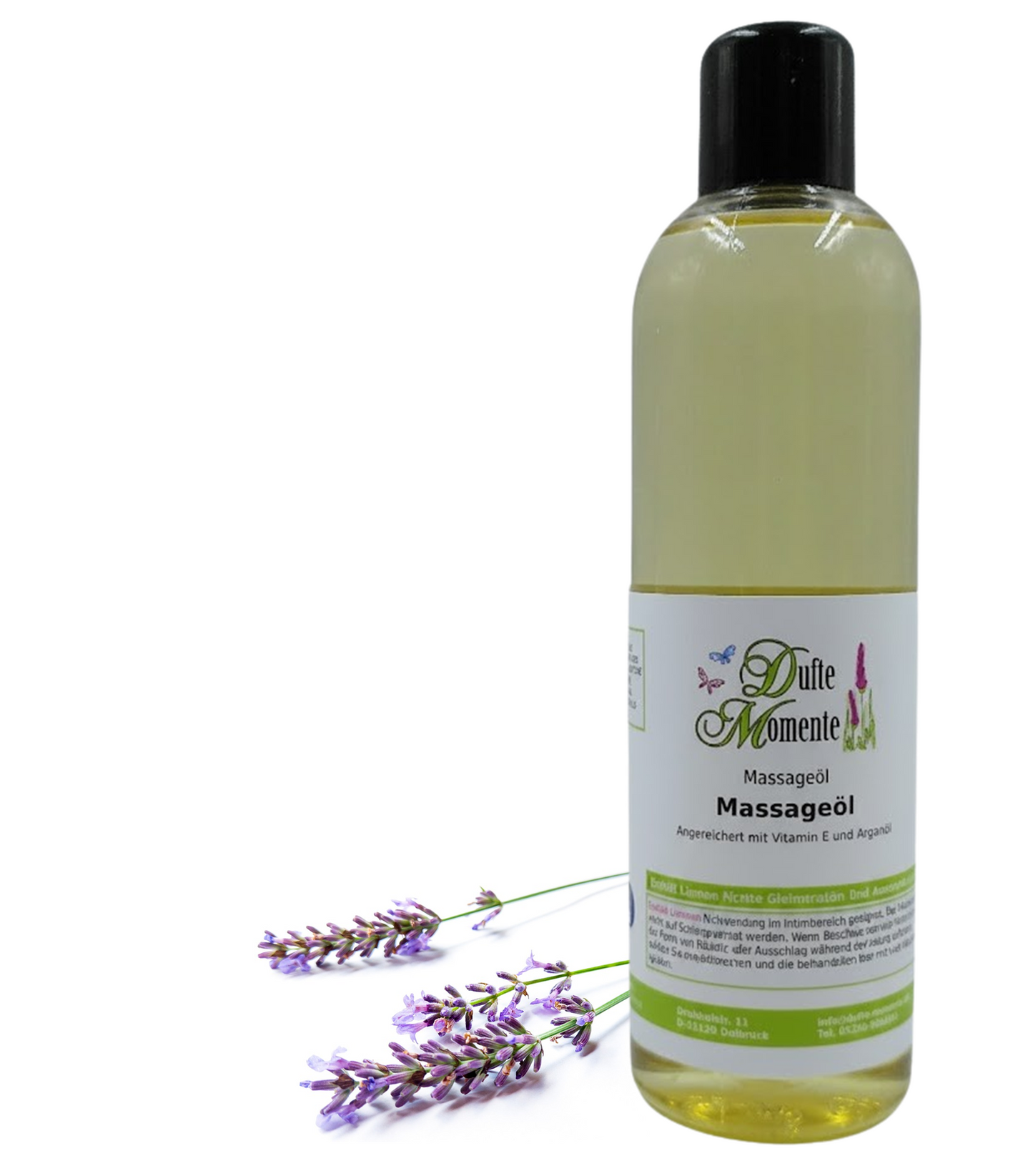 Massageöl 250ml Flasche Lavendel