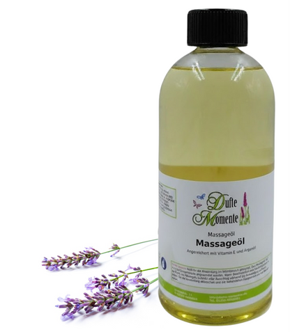 Massageöl 500ml Flasche Lavendel