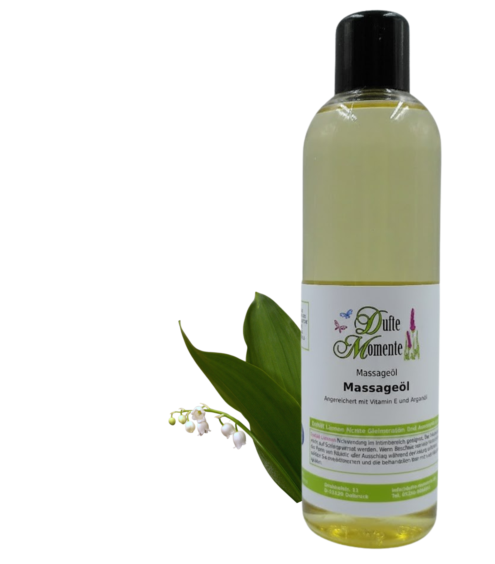 Massageöl 250ml Flasche Maiglöckchen