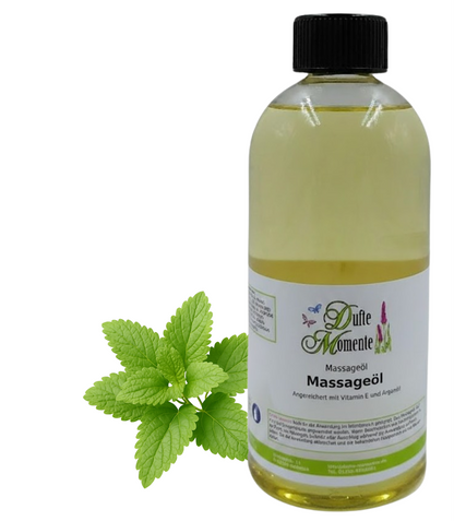 Massageöl 500ml Flasche Melisse