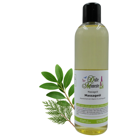 Massageöl 250ml Flasche Sandelholz-Zeder