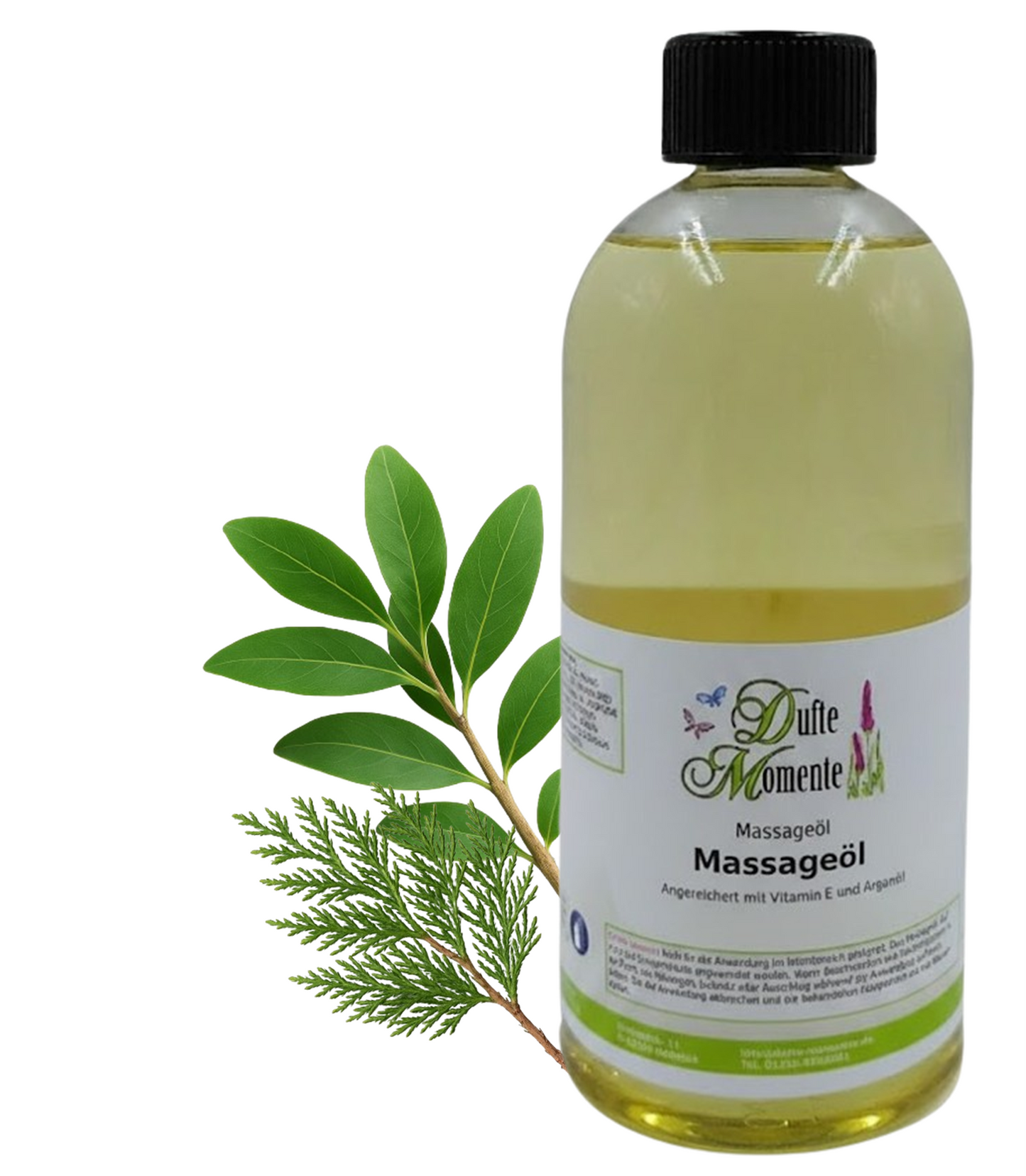Massageöl 500ml Flasche Sandelholz-Zeder