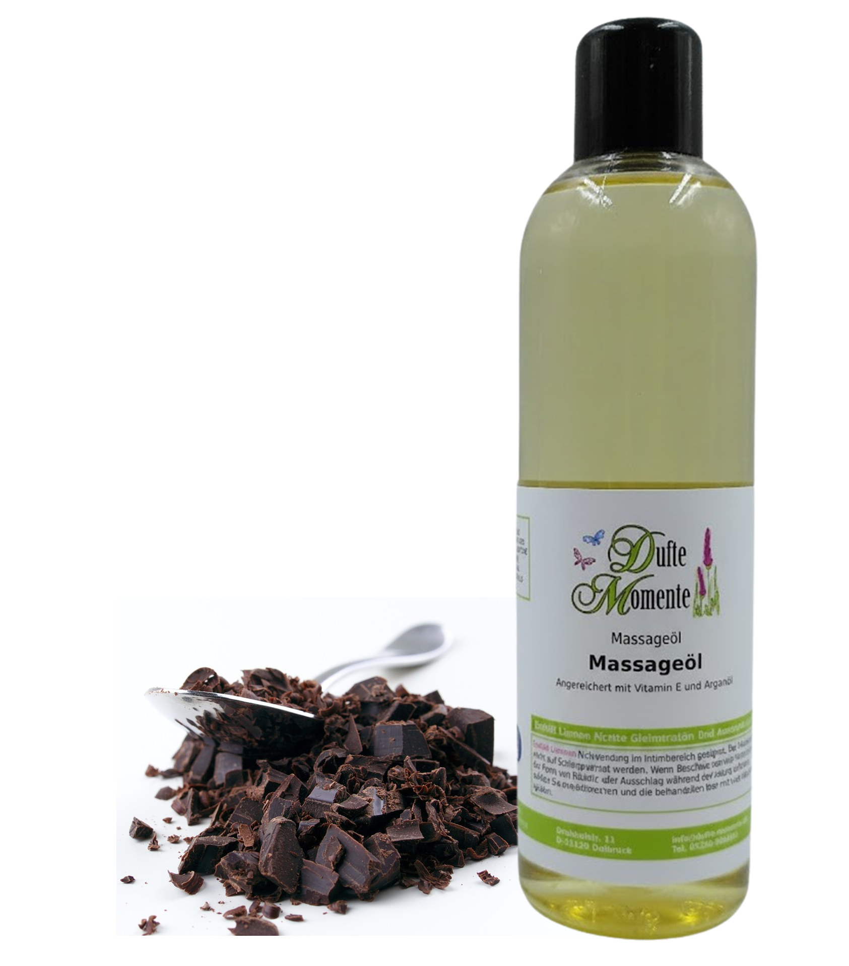 Massageöl 250ml Flasche Schokolade