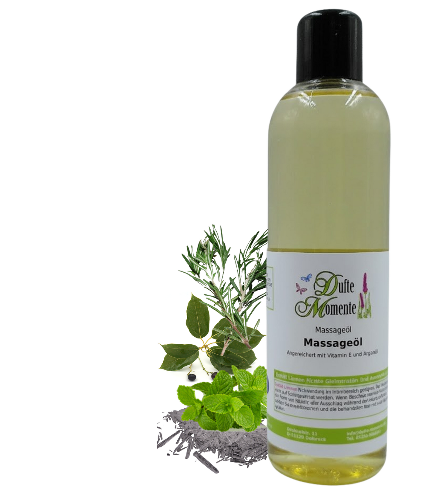 Massageöl 250ml Flasche Danach