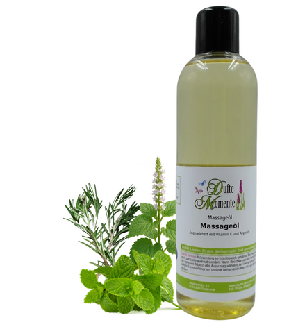 Massageöl 250ml Flasche Davor