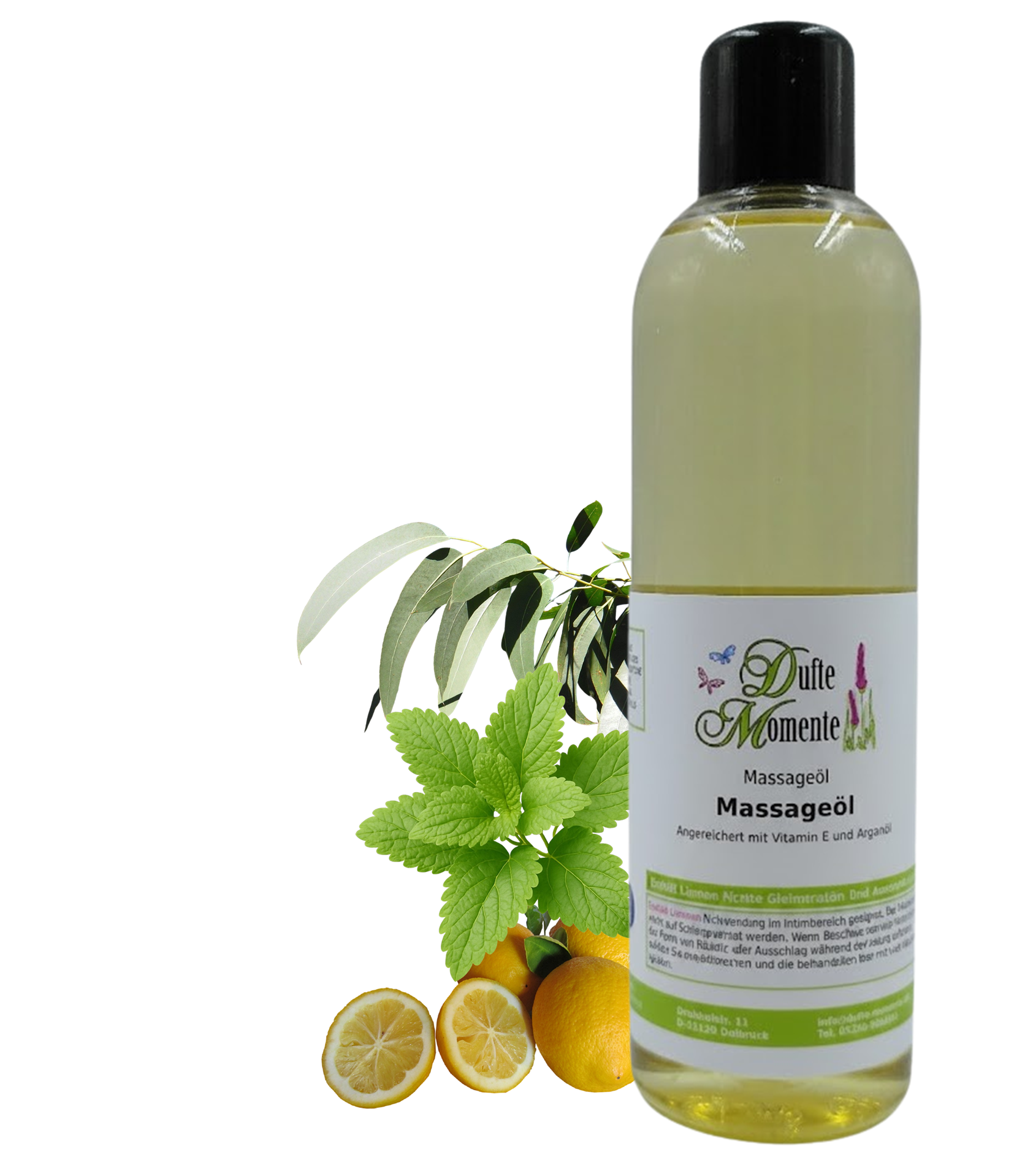 Massageöl 250ml Flasche  Wach auf