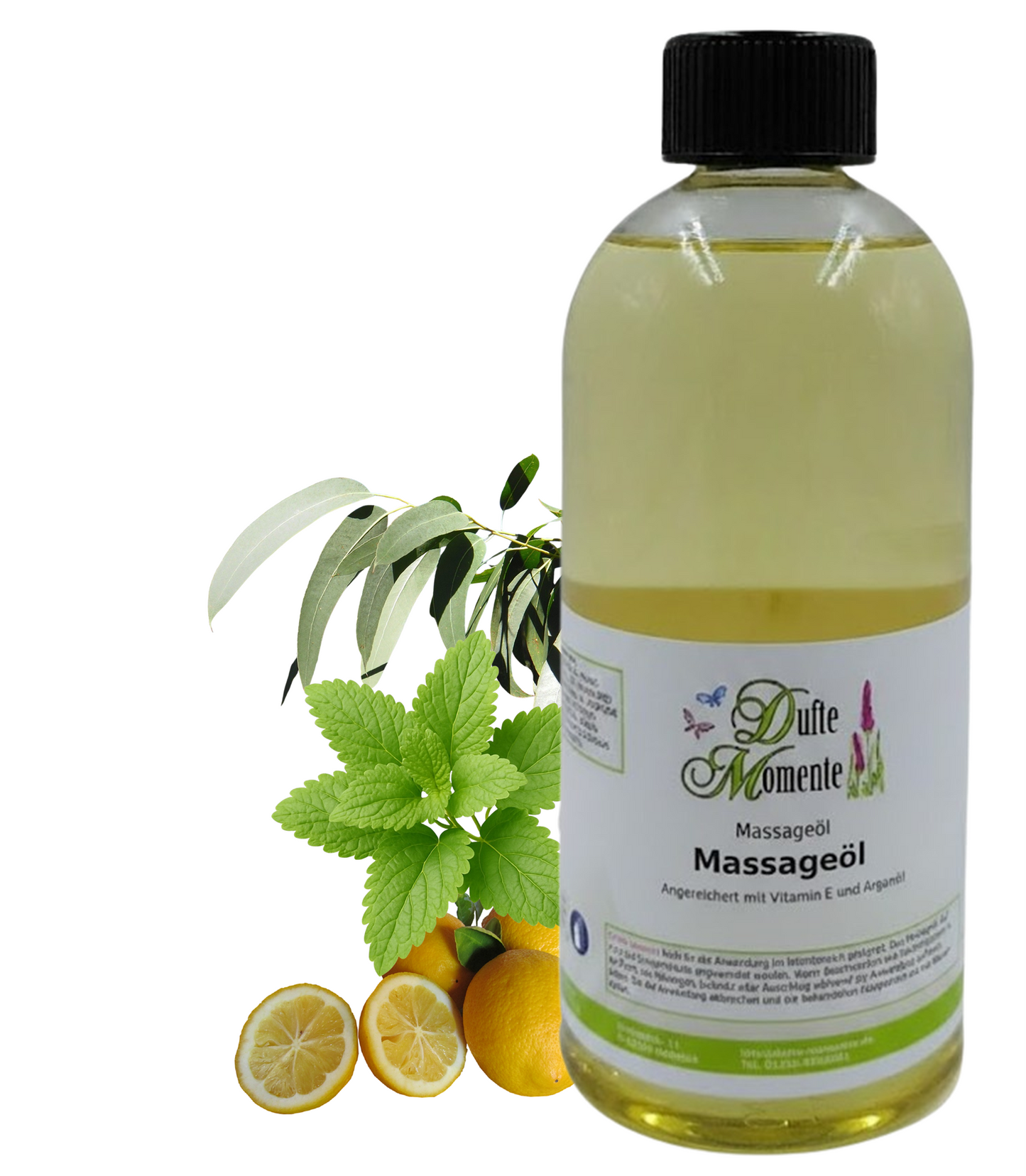 Massageöl 500ml Flasche Wach auf