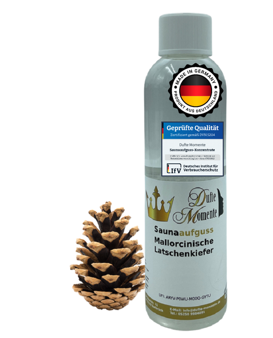 Saunaduft Konzentrat 250 ml Flasche Mallorcinische Latschenkiefer