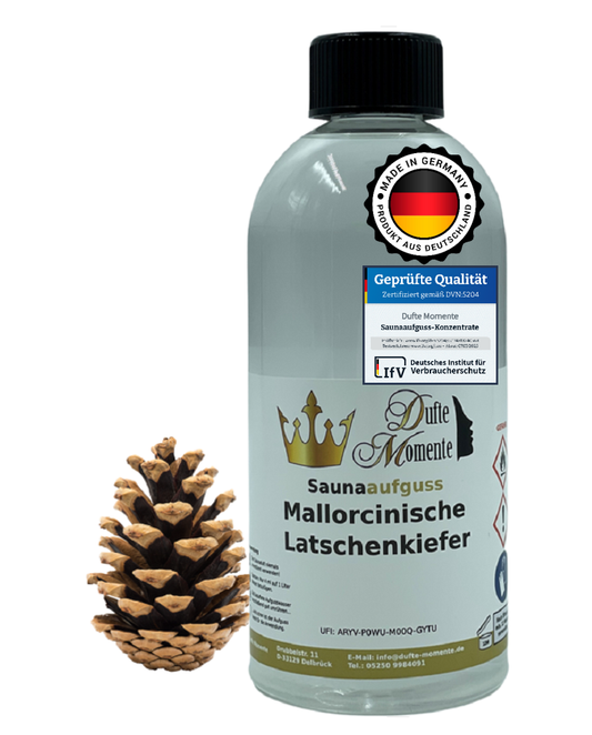 Saunaduft Konzentrat 500 ml Flasche Mallorcinische Latschenkiefer