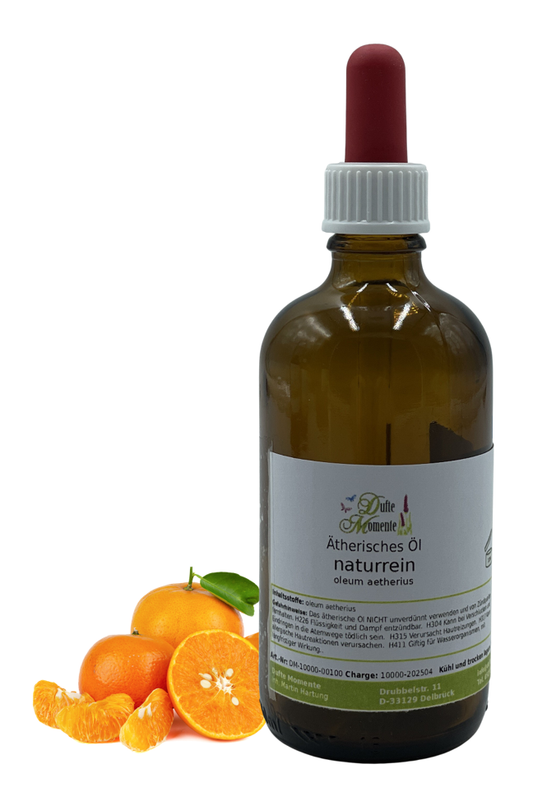 Braunglas-Flasche Ätherische Öl 100 ml mit Pipette
