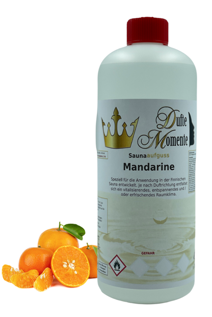 Mandarine Saunaaufguss-Konzentrat | 250 ml – 3 L | Fruchtig & Sanft