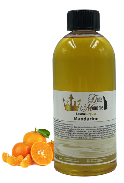 Mandarine Saunaaufguss-Konzentrat | 250 ml – 3 L | Fruchtig & Sanft
