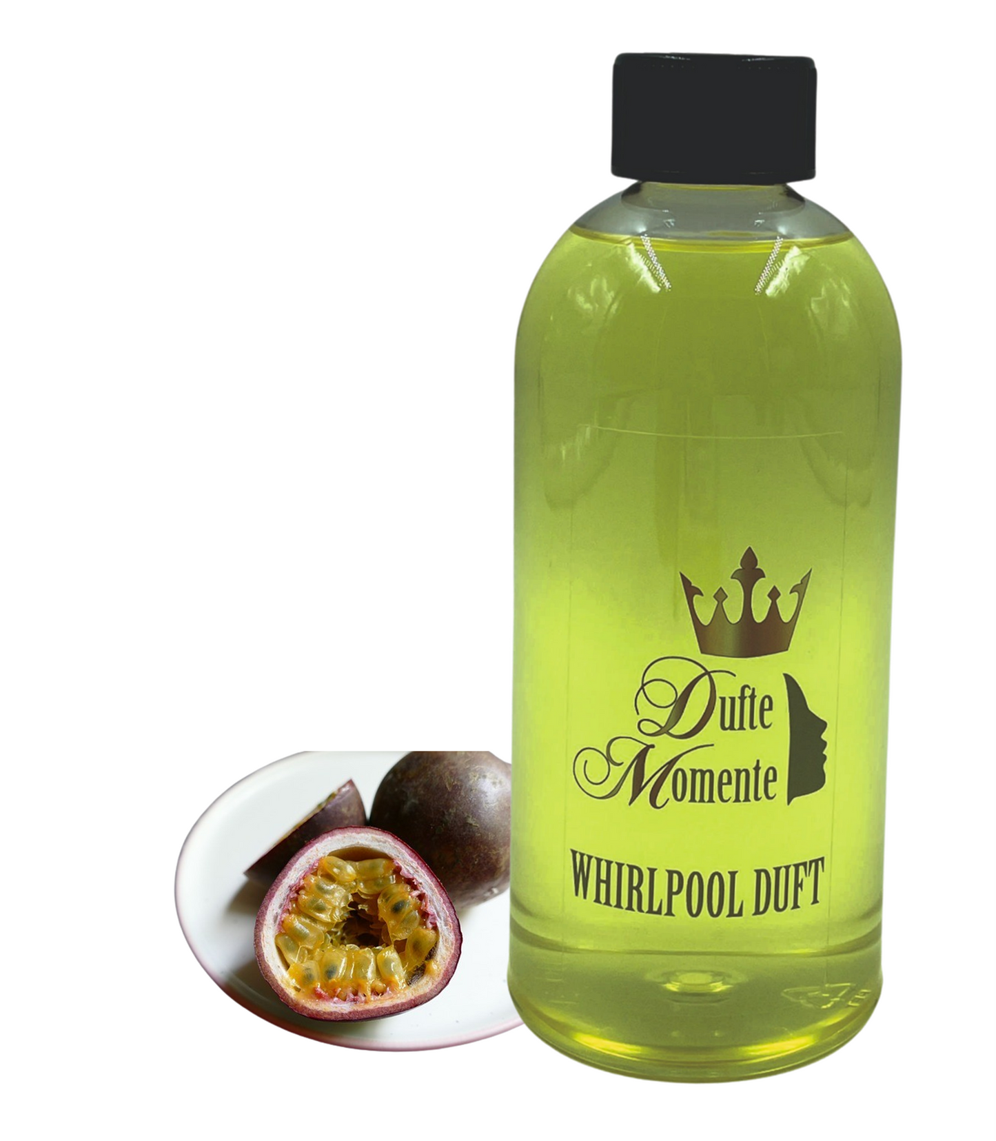 Whirlpool Duft Maracuja 500 ml Flasche mit Maracuja Frucht