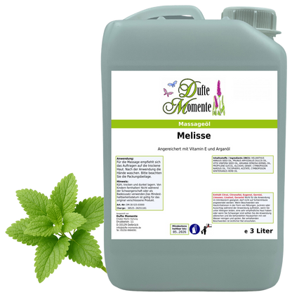 Produkt Massageöl 3 Liter Melisse