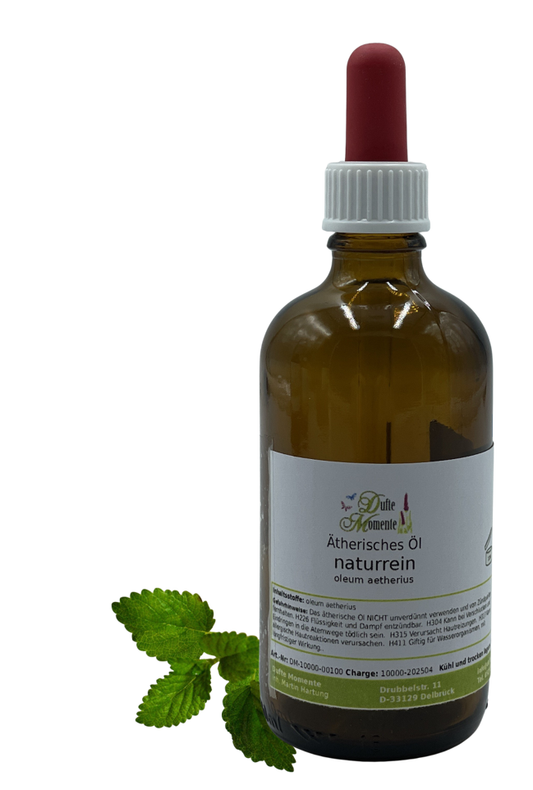 Braunglas-Flasche Ätherische Öl 100 ml mit Pipette