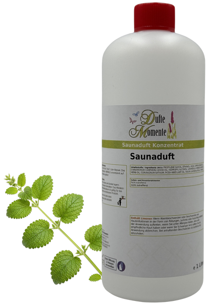 Melisse Saunaaufguss-Konzentrat | 250 ml – 3 L | Frisch & Kräuterig