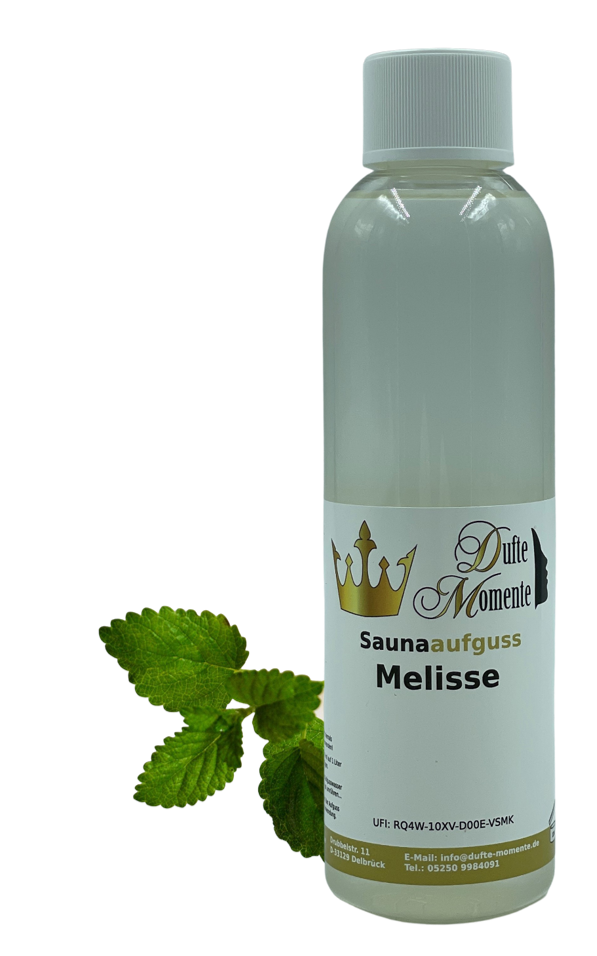 Melisse Saunaaufguss-Konzentrat | 250 ml – 3 L | Frisch & Kräuterig