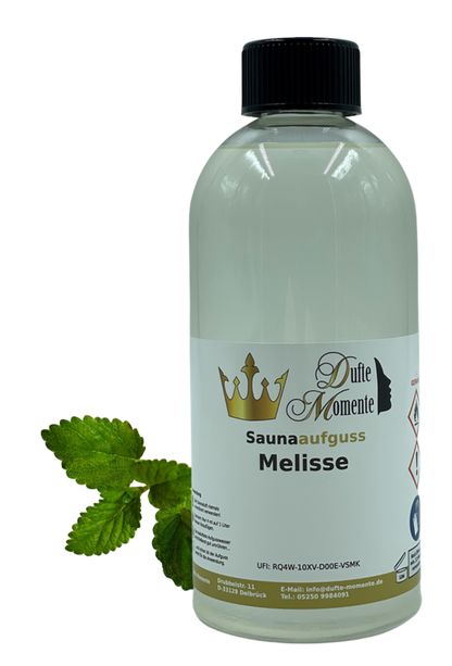 Melisse Saunaaufguss-Konzentrat | 250 ml – 3 L | Frisch & Kräuterig