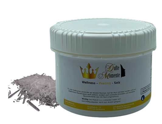 Menthol - 500g Salz Körperpeeling, mit BIO-Meersalz