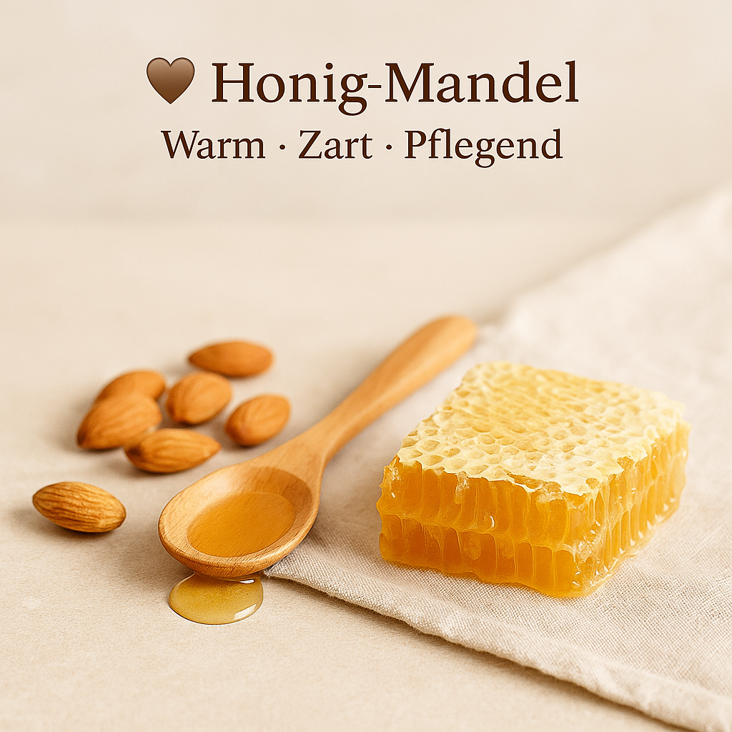 Motivbild Honig-Mandel - warm, zart, pflegend