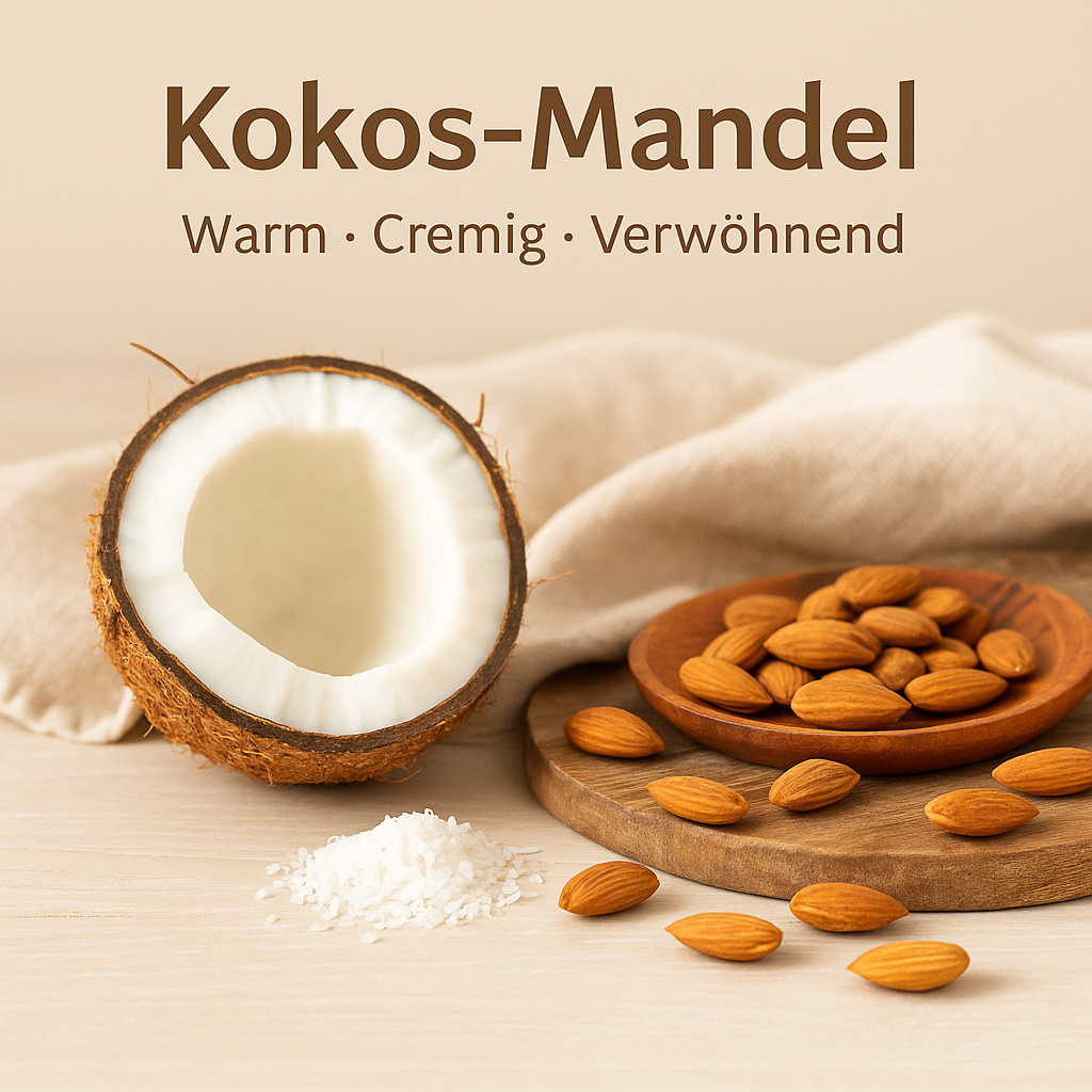 Motivbild Kokos-Mandel - warm, cremig, verwöhnend