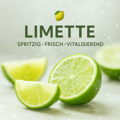 Limetten geschnitten