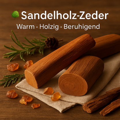 Motivbild Sandelholz-Zeder - warm, holzig, beruhigend