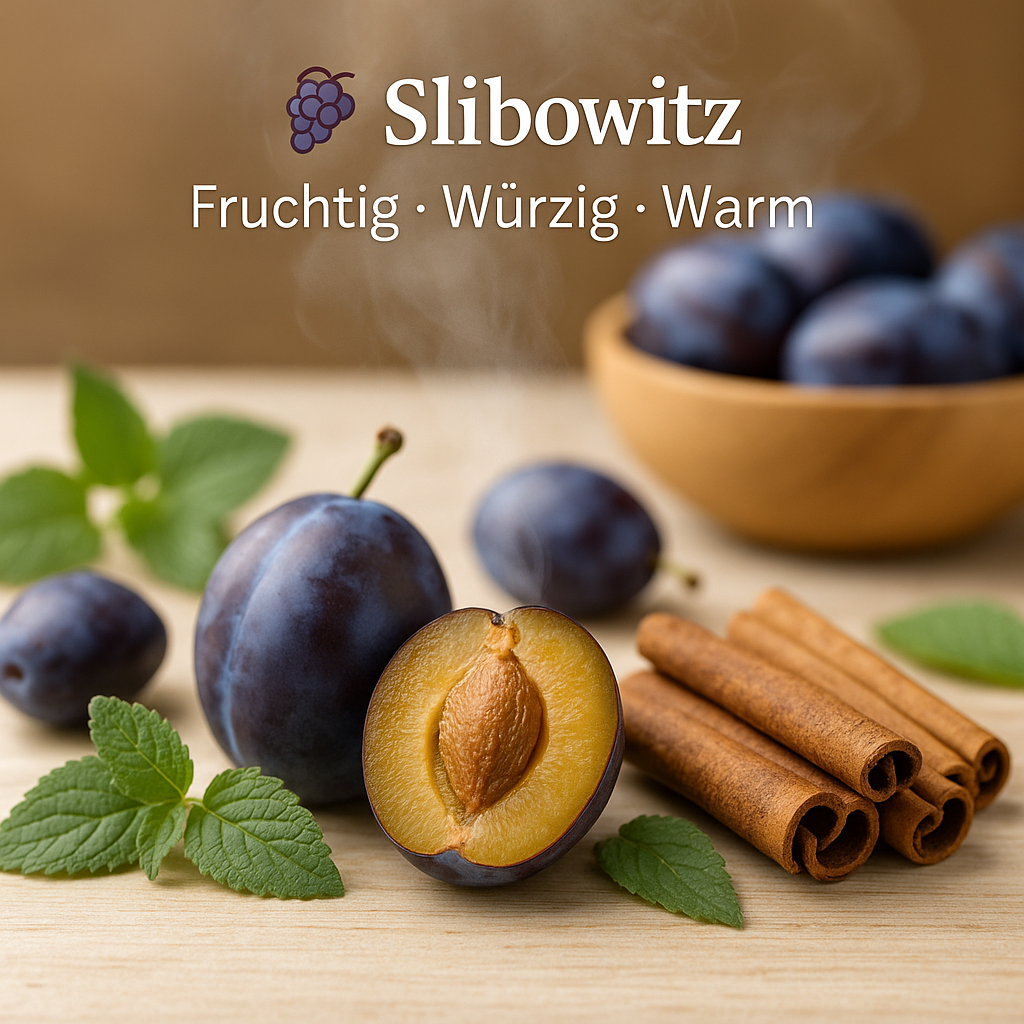 Slibowitz Saunaaufguss-Konzentrat | 250 ml – 3 L | Warm, Fruchtig & Mild-herb