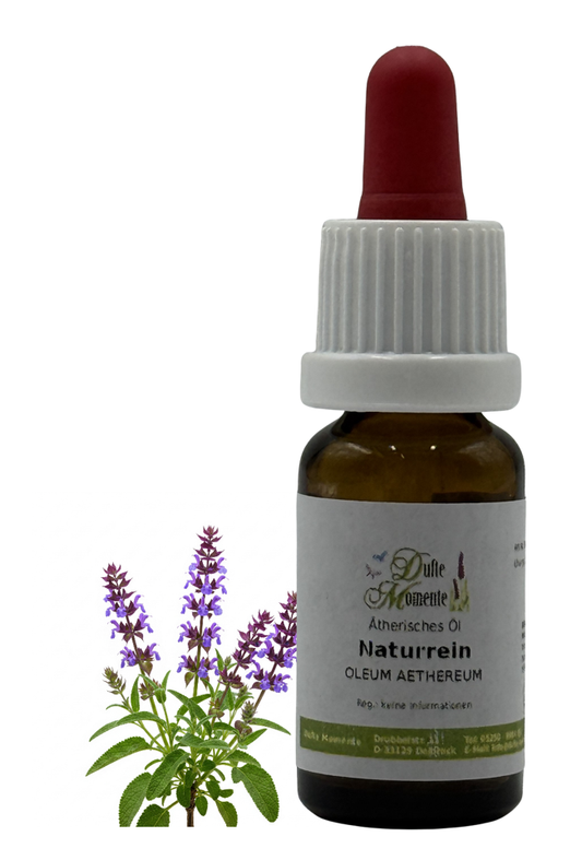 Braunglas-Flasche Ätherisches Öl 10 ml mit Pipette