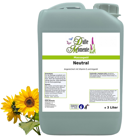 Produkt Massageöl 3 Liter Neutral