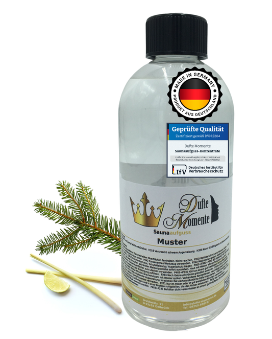 Saunaduft Konzentrat 500 ml Flasche Nordlandfichte - Lemongras