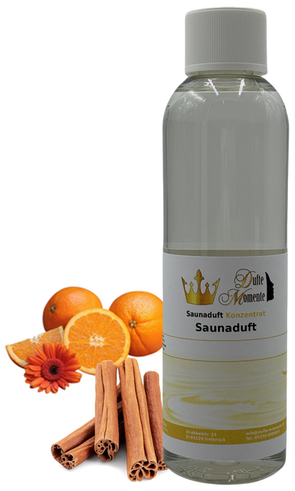 Orange-Zimt Saunaaufguss-Konzentrat | 250 ml – 3 L | Fruchtig & Würzig