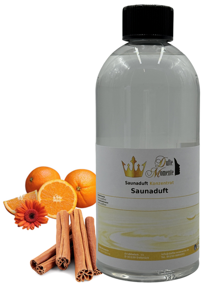 Orange-Zimt Saunaaufguss-Konzentrat | 250 ml – 3 L | Fruchtig & Würzig