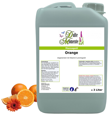 Produkt Massageöl 3 Liter Orange