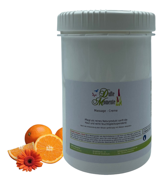 Massage Creme Dose 1 kg Orange