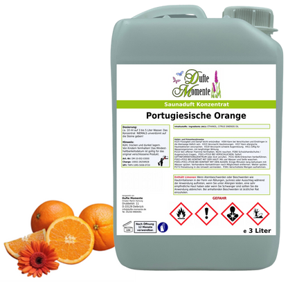 Orange Saunaaufguss-Konzentrat | 250 ml – 3 L | Fruchtig & Belebend