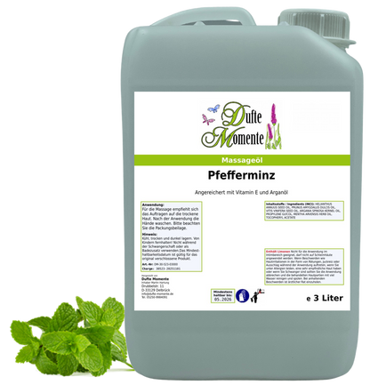 Produkt Massageöl 3 Liter Pfefferminze