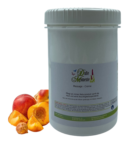 Massage Creme Dose 1 kg Pfirsich