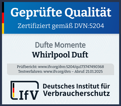IfV-Siegel Geprüfte Qualität für Whirlpoolduft