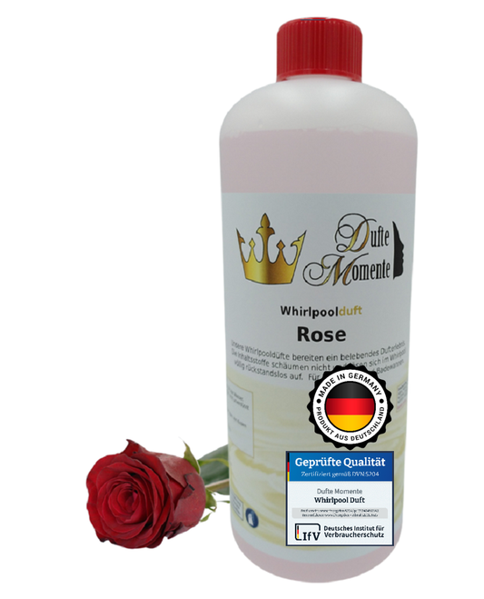 Whirlpoolduft 1 Liter Flasche Rose