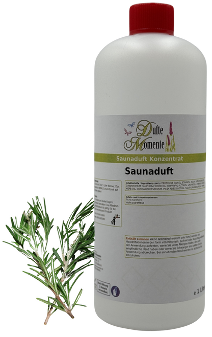 Rosmarin Saunaaufguss-Konzentrat | 250 ml – 3 L | Kräuterig & Belebend