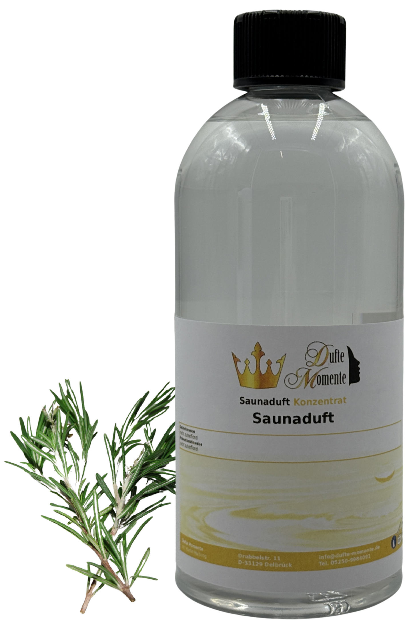 Rosmarin Saunaaufguss-Konzentrat | 250 ml – 3 L | Kräuterig & Belebend