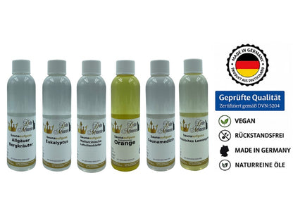 Saunaduft Set (6x250ml) | Profi-Qualität Made in Germany