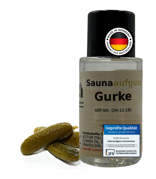 Gewürzgurke Saunaaufguss-Konzentrat | 20 ml | Kräuter & Balsamisch
